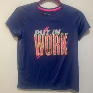 Girls Tek Gear short sleeve shirt size 10/12